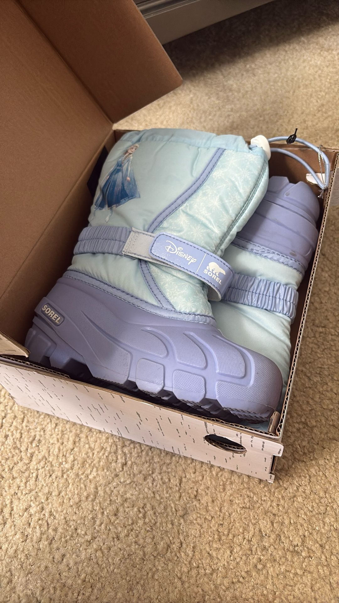 Toddler Girls Frozen Elsa Boots Size 13