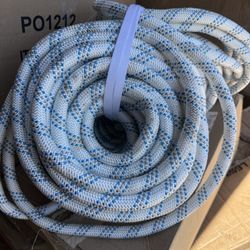 3/4" × 150' Pulling Rigging Line Double Braid Nylon Polyester Arborist Bull Rope Strap Tool Pulling  Tree 