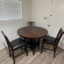 High Dining Table & Chairs