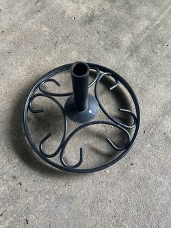 Sturdy Wrought Iron Patio / Outdoor Umbrella Stand