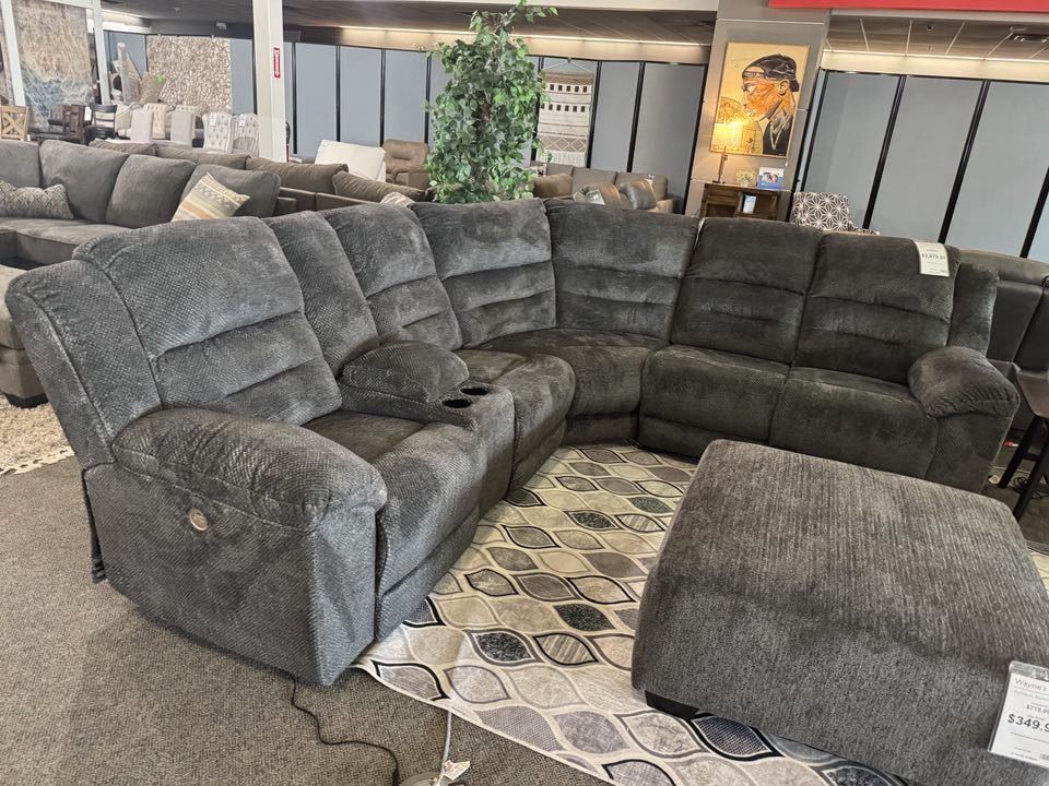 AP🎉 Nettington 3-Piece Power Reclining Sectional// Financing & Delivery