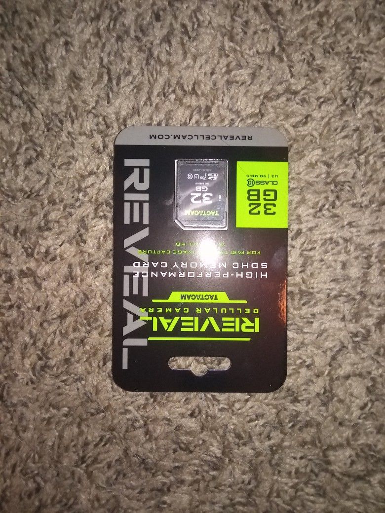 Brand NewReveal Trail Cam SD Cards