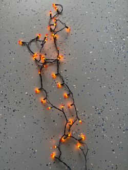 Halloween Orange String Lights