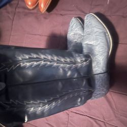 Womens Size 9 Real Leather Cowboy Boots