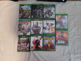 PS 4 with five games and Xbox One with eleven games