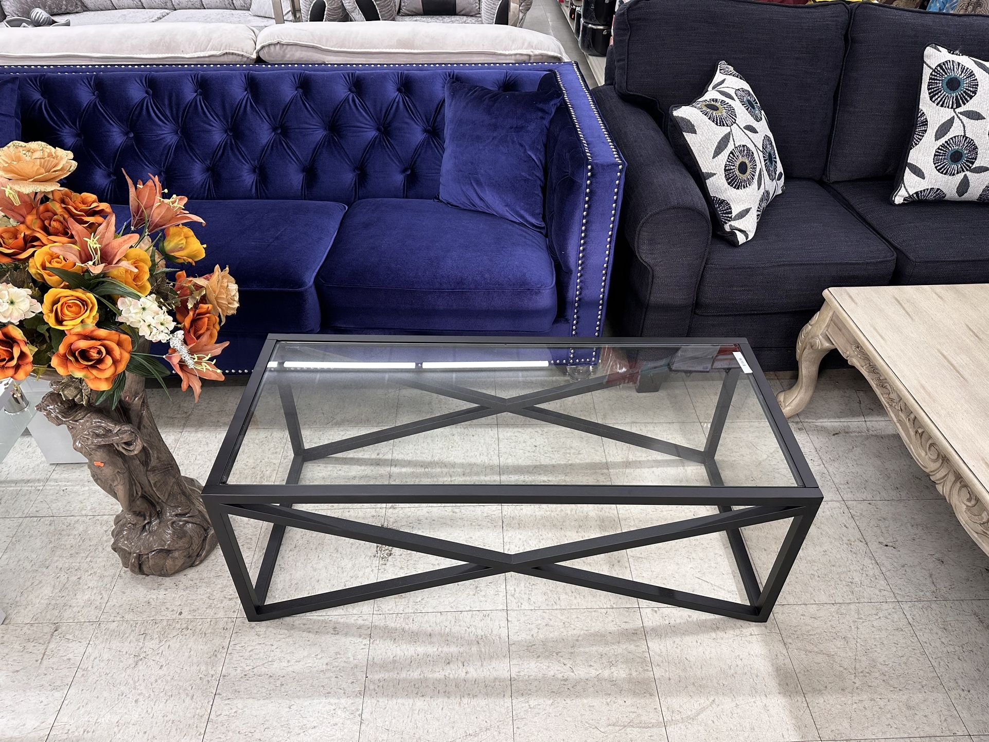 Stunning glass Coffee Table