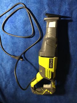 Ryobi Corded SAWZALL Like new!! On-Sale, only 15 Each tomorrow only (Sat) 💥💥. Check my other listings for super deals on all Ryobi Tools! 💸👍🏽👍🏽