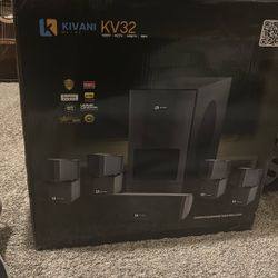 Kivani KV32 1500W Home Theater System – Brand New, Never Opened 