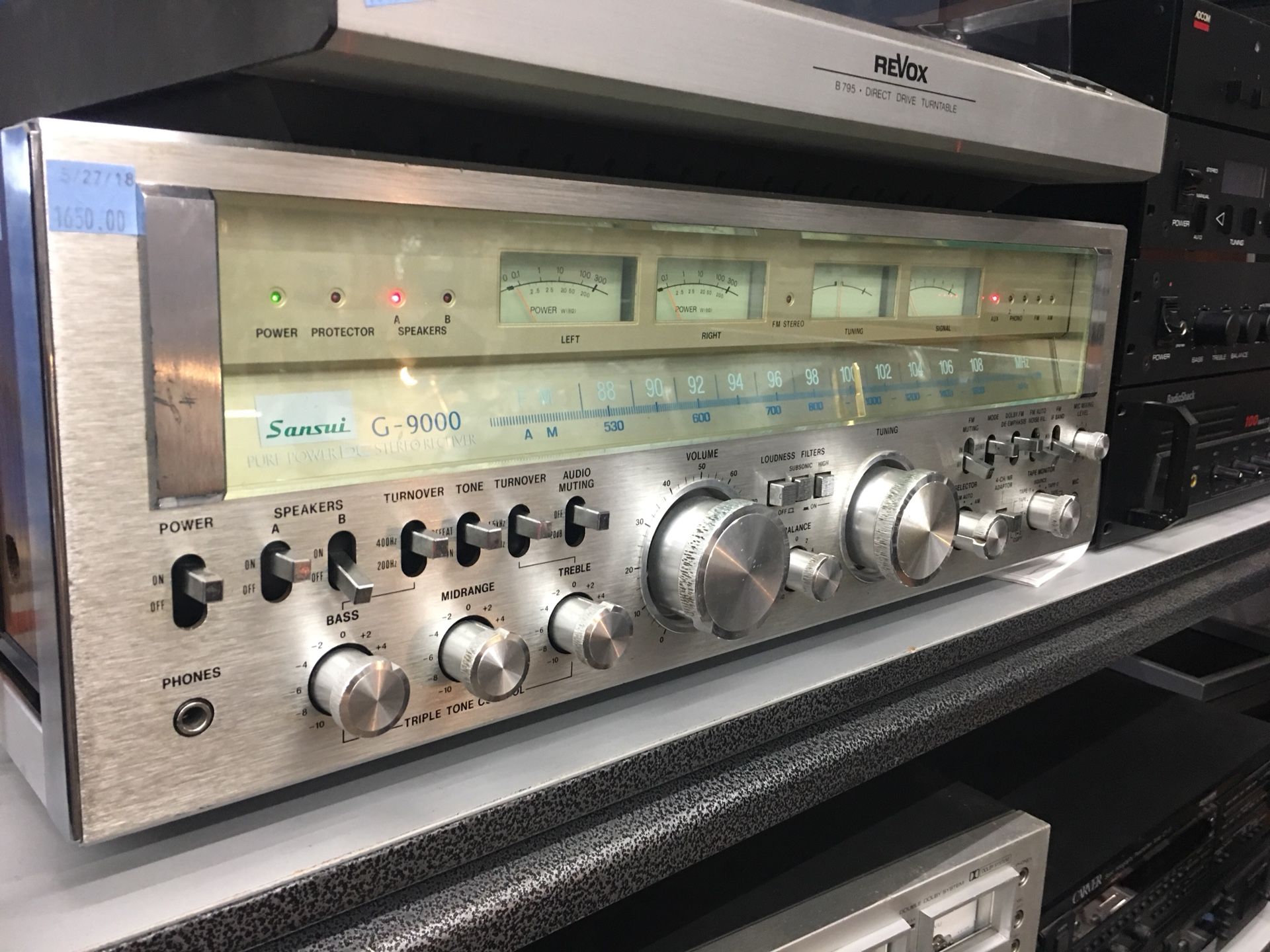 Vintage Sansui G-9000 Pure Power DC Stereo Receiver