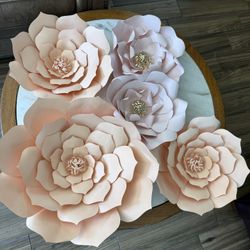 Card stock Flowers 