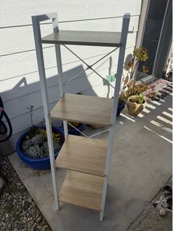 Ladder Shelf, Bookshelf Bookcase