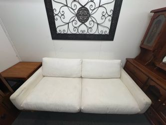 Low-rise White Lounge Sofa