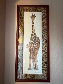 Giraffe painting