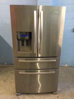 Stainless 4 Door French Door Refrigerator
