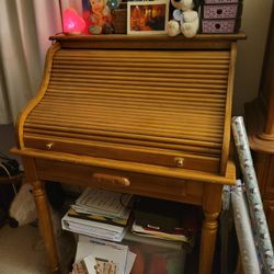 Antique Oak Writing Desk 
