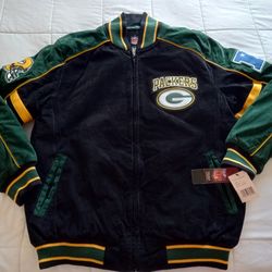 Green Bay Packers  Bomber Leather Jacket 