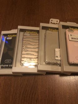 Lot of 4 iPhone 6 7 8 phone cases! NEW! NIB!