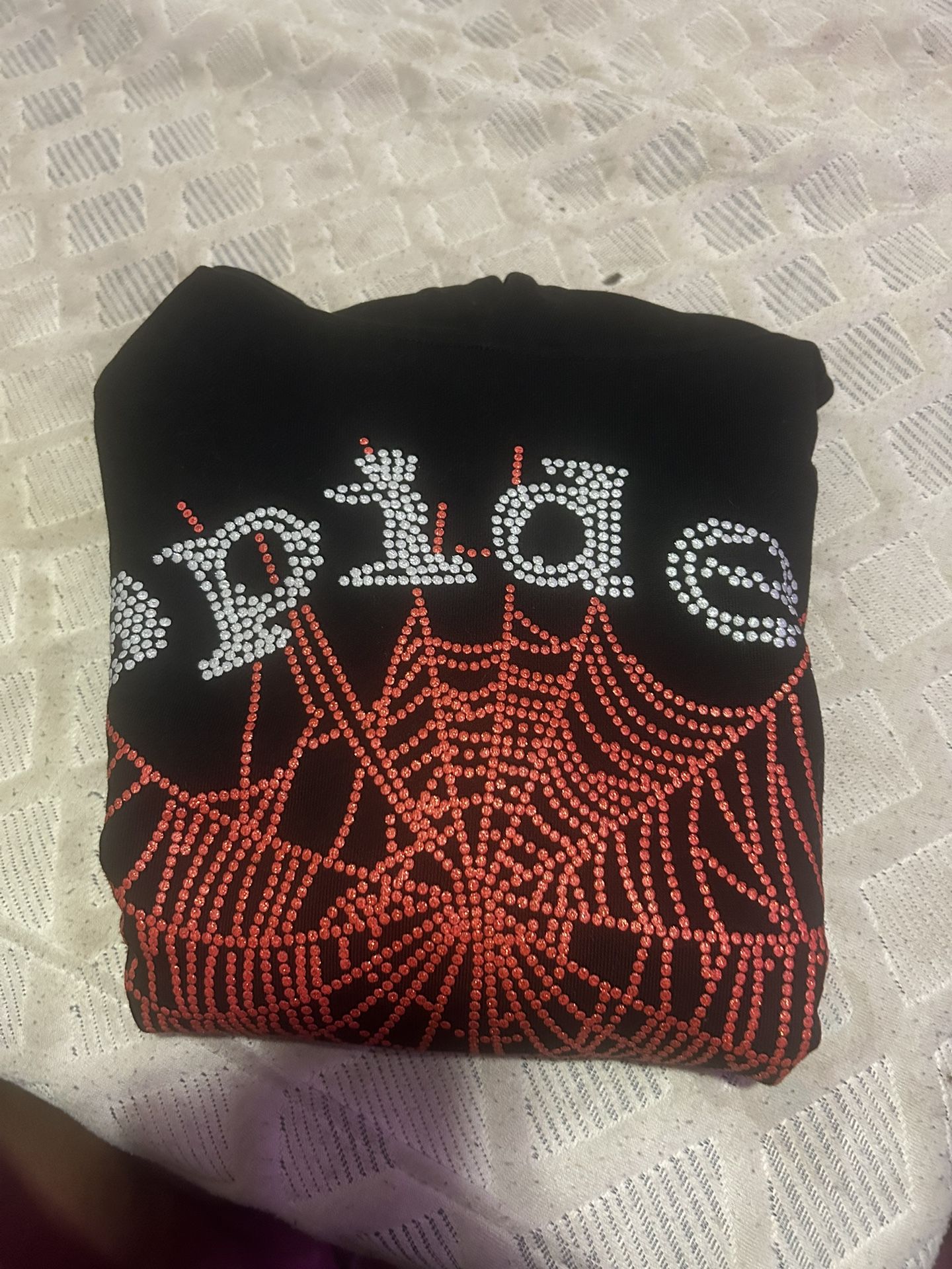 Sp5der OG Rhinestone Hoodie ‘black’