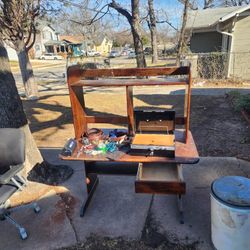 Nice Wooden Desk/removeable Top