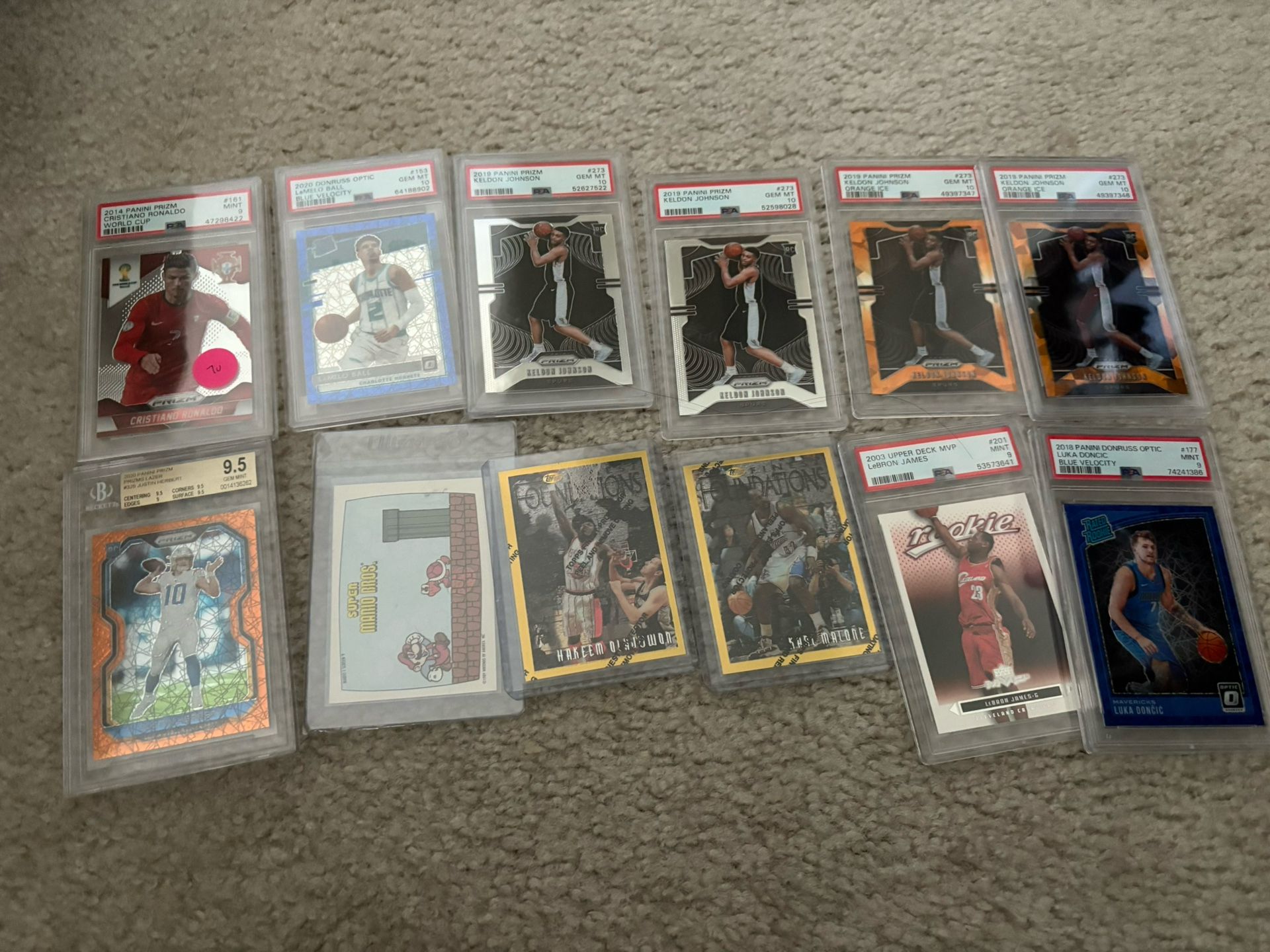 Basketball And Football Cards