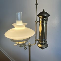 Vintage Brass Student Lamp