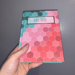 “Take Note” Hexagon Notebook