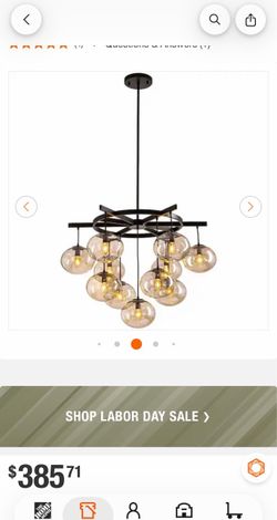 11-Light Dimmable Sputnik Black Modern Bubble Cluster Molecular Chandelier with Shades NEW ONLY FOR PICK UP LOCATED BY W.63rd St and S. California Ave