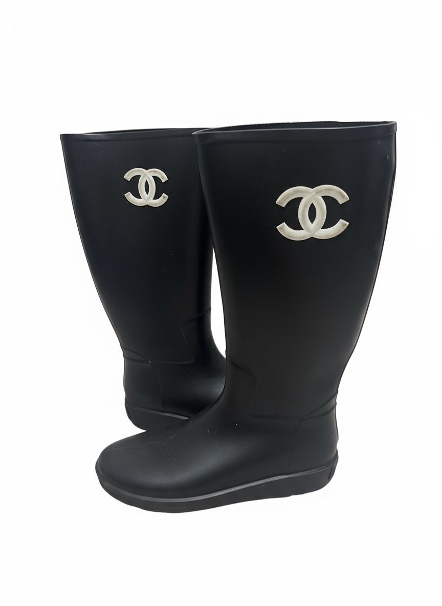Chanel Rain Boots