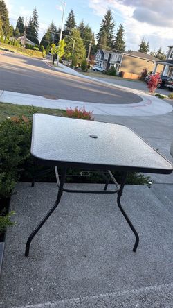 Outside table