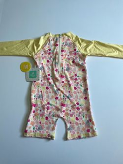 18M Disney Baby Winnie the Pooh Long Sleeve Swimsuit One Piece Swimwear