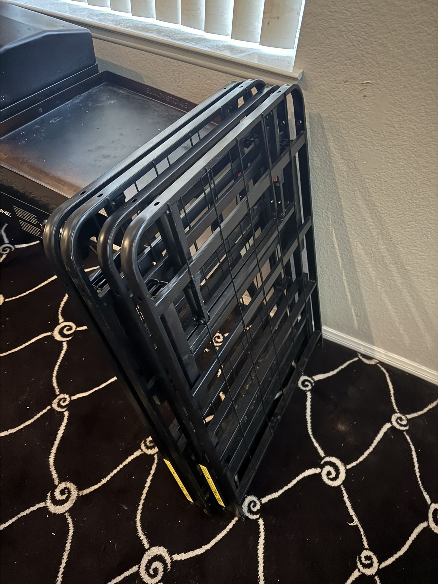 Foldable Metal Bed Frame Up To Queen Size.