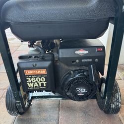 Craftsman 3600 Watt Generator