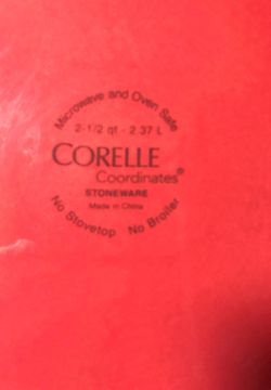 Corelle Coordinates and Corning Ware Bakeware Thumbnail