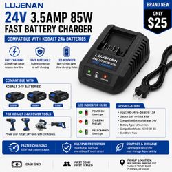 🔋 Kobalt 24V 3.5AMP 85W Fast Charger – Replacement Lithium-Ion Charger for Kobalt 24V Tools – New — $25