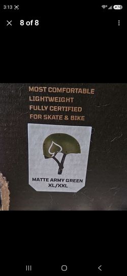 Pro-Tec Classic Green Skate Helmet with Matching Pro-Tec Helmet Bag Included