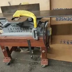 J. A. Fay & Egan Co. Model 502 8" Jointer Vintage Classic Antique Made In U.S.A.