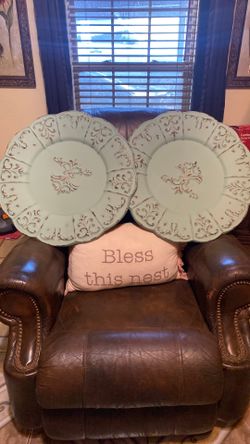 Teal Home Accents From Hobby Lobby 11” Diameter 30.00 Set