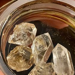 Set Of 5x Herkimer Diamonds 💎 