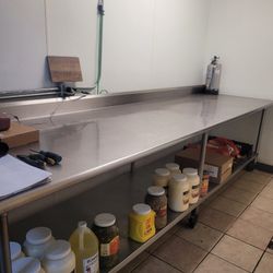 stainless Steel Table 11 Foot ×36