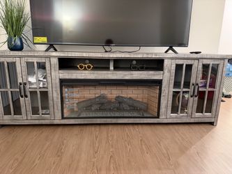 Electric Fireplace TV Stand Console