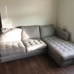 Small Grey Couch 