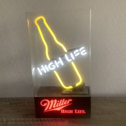 Vintage Miller High Life Neon Light