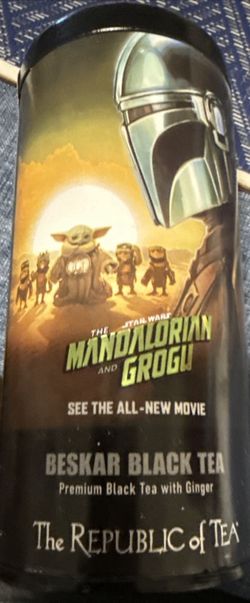 ORGANIC The Republic Of Tea Star WarsMandalorian Grogu Beskar Black