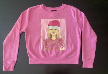 Girls Size Large Barbie Christmas Sweater