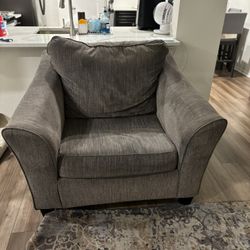 Oversized Chair and Love seat 