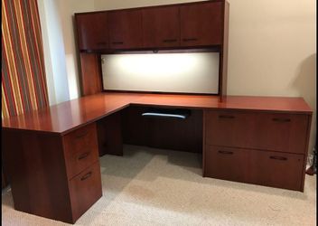 L shaped desk