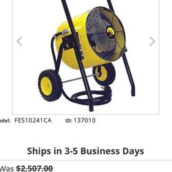 New Never Used Electric Heater 40,000 BTU