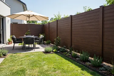 WPC Privacy Fence — Full 6ft × 6ft Kit, Posts & All Hardware Included