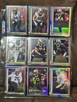 Topps NFL chrome cards