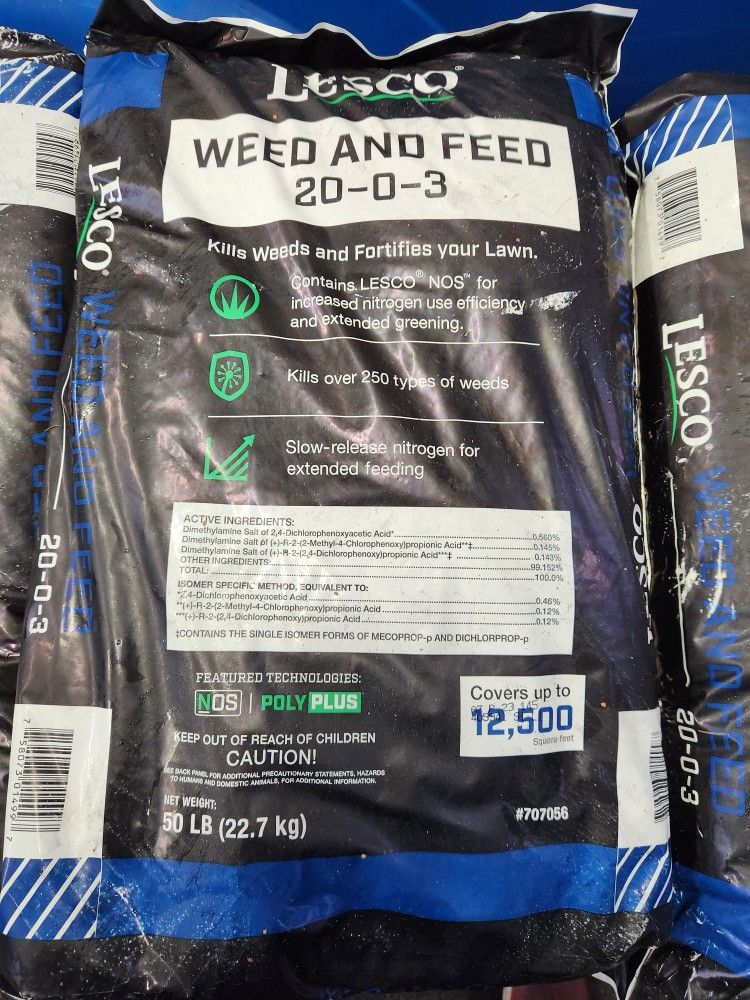 Weed And Feed 20-0-3 ---8 Bags Left